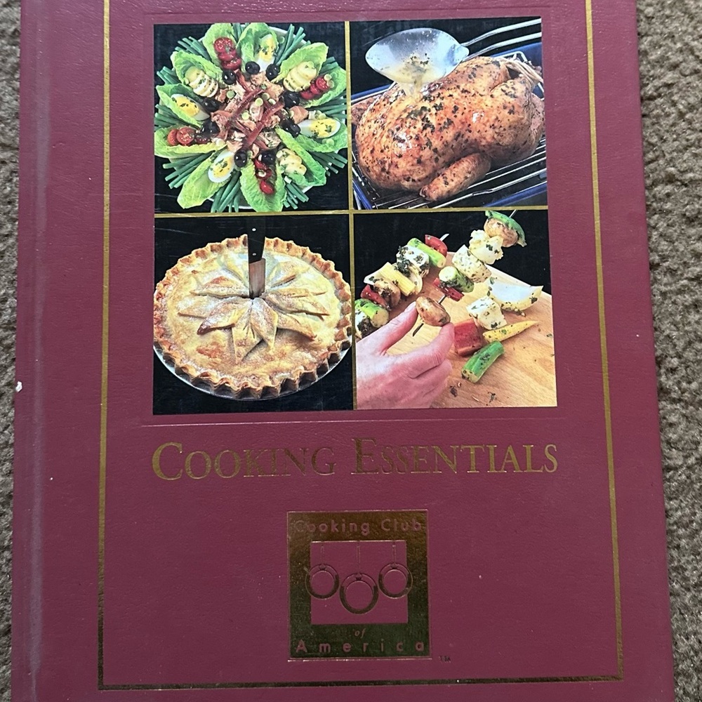 Cooking essentials cooking club of America vintage Cookbook